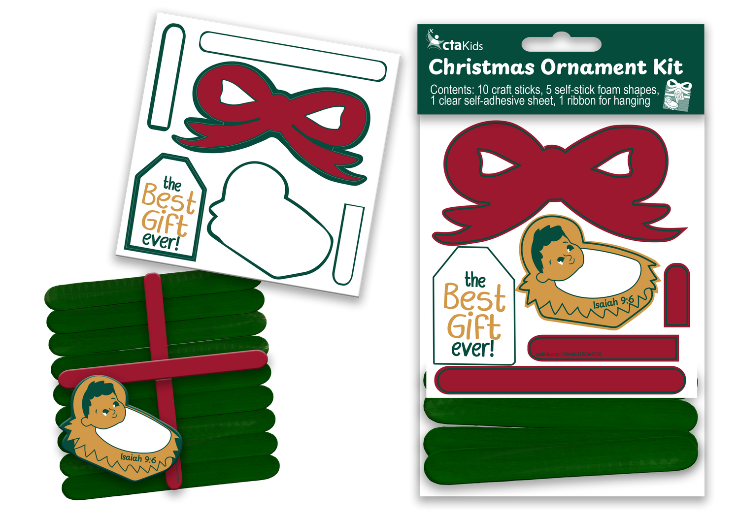 Ornament Craft Kit - The Best Gift Ever Ornament Craft Kit
