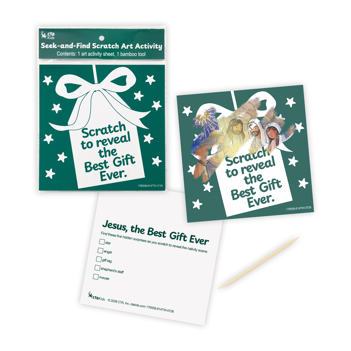 Seek & Find Scratch Art Activity - KJV - The Best Gift Ever