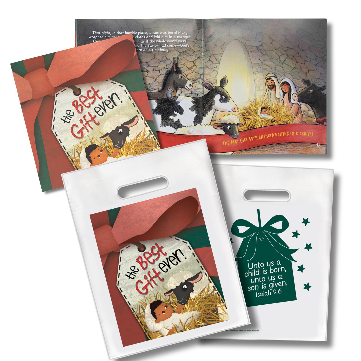 24-Page Children's Softcover Story Book & Free Goodie Bag - The Best Gift Ever