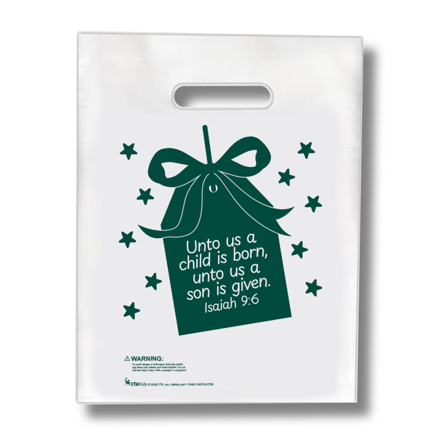 9" x 12" Goodie Bag (12 Pack) - KJV - The Best Gift Ever