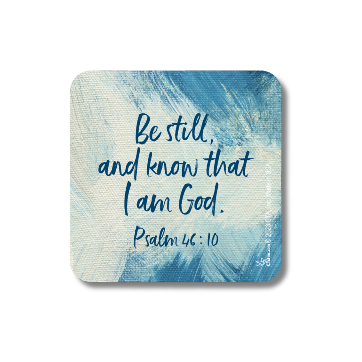 2-1/2" Square KJV Magnet - KJV - Be Still and Know
