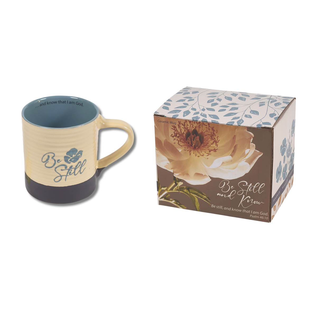 11oz Ceramic Mug in Gift Box - KJV - Be Still & Know