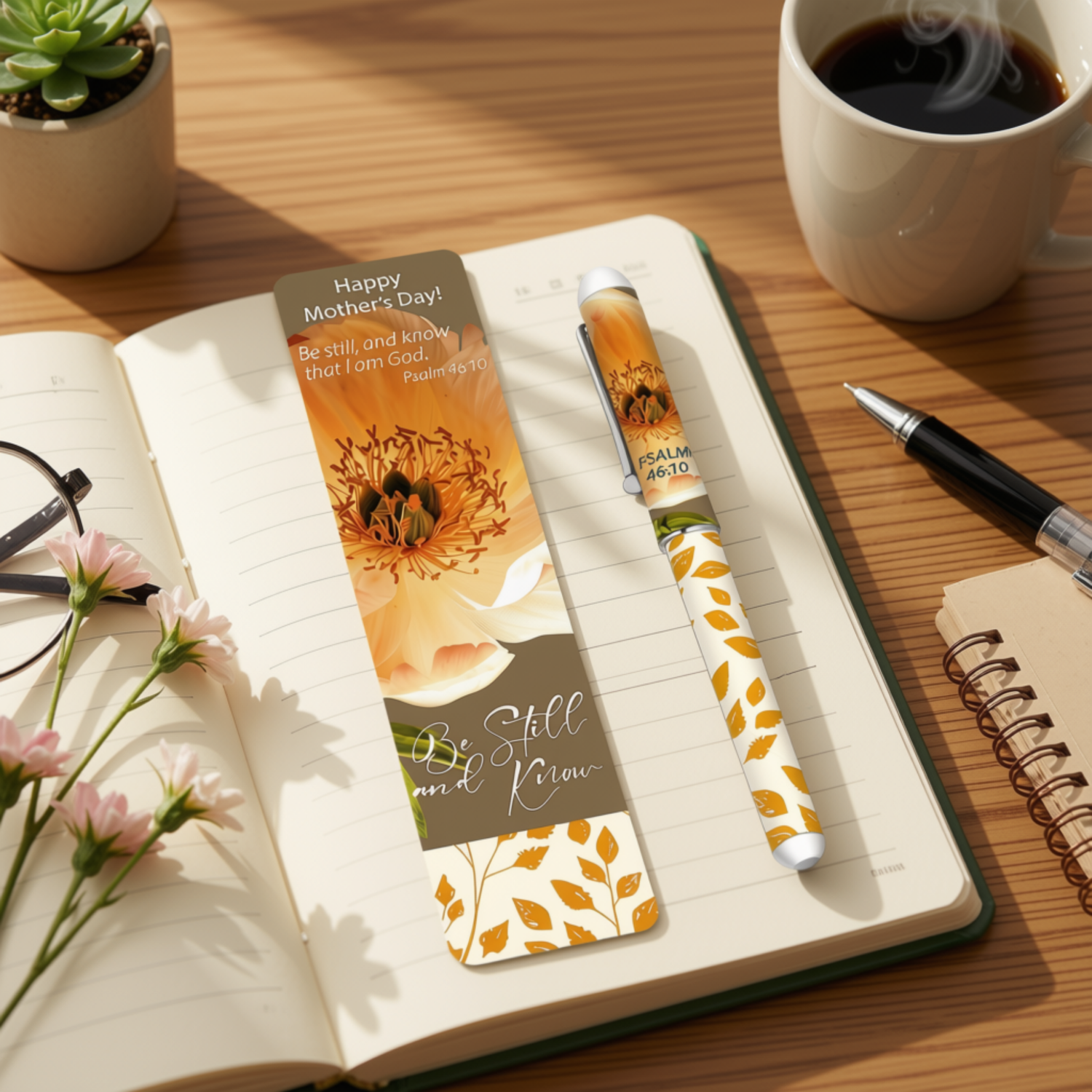 Mother's Day Bookmark & Pen Gift Set – Be Still & Know