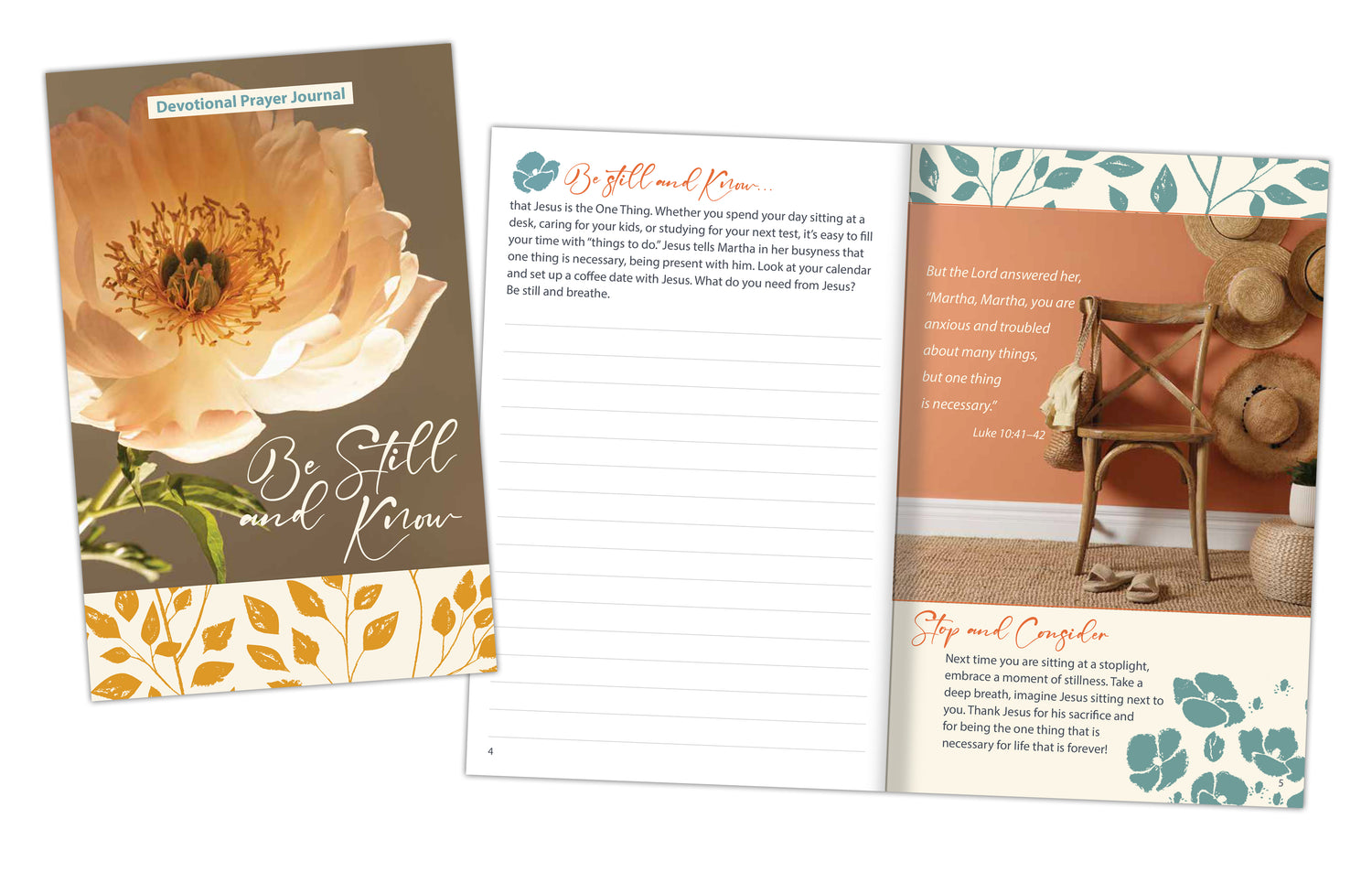 Be Still and Know prayer journal for women