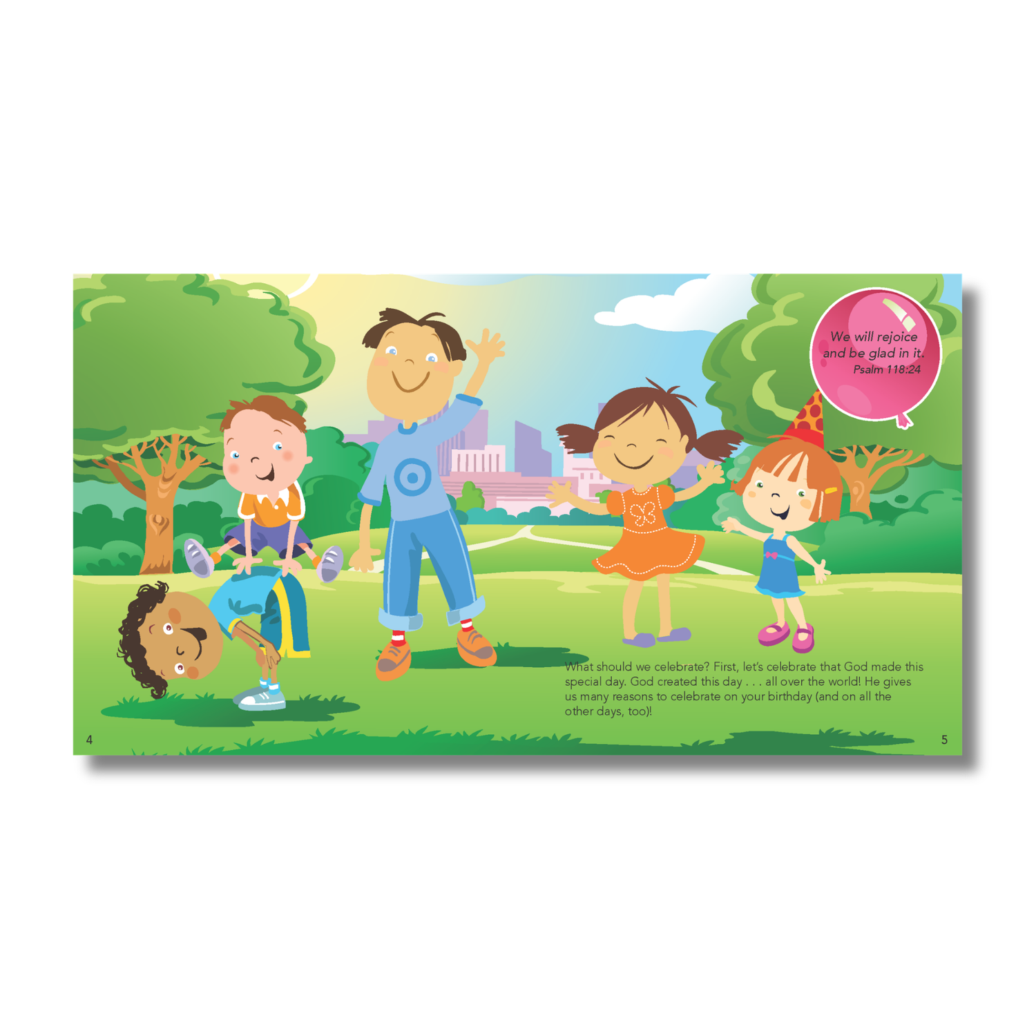 16-Page Children's Softcover Story Book - Happy Birthday!