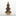 Wooden Christmas tree decor with nativity scene design on a white background