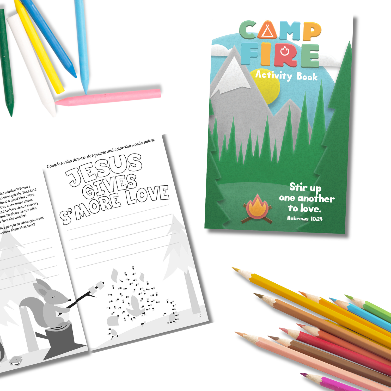 16-Page Activity Booklet - Campfire