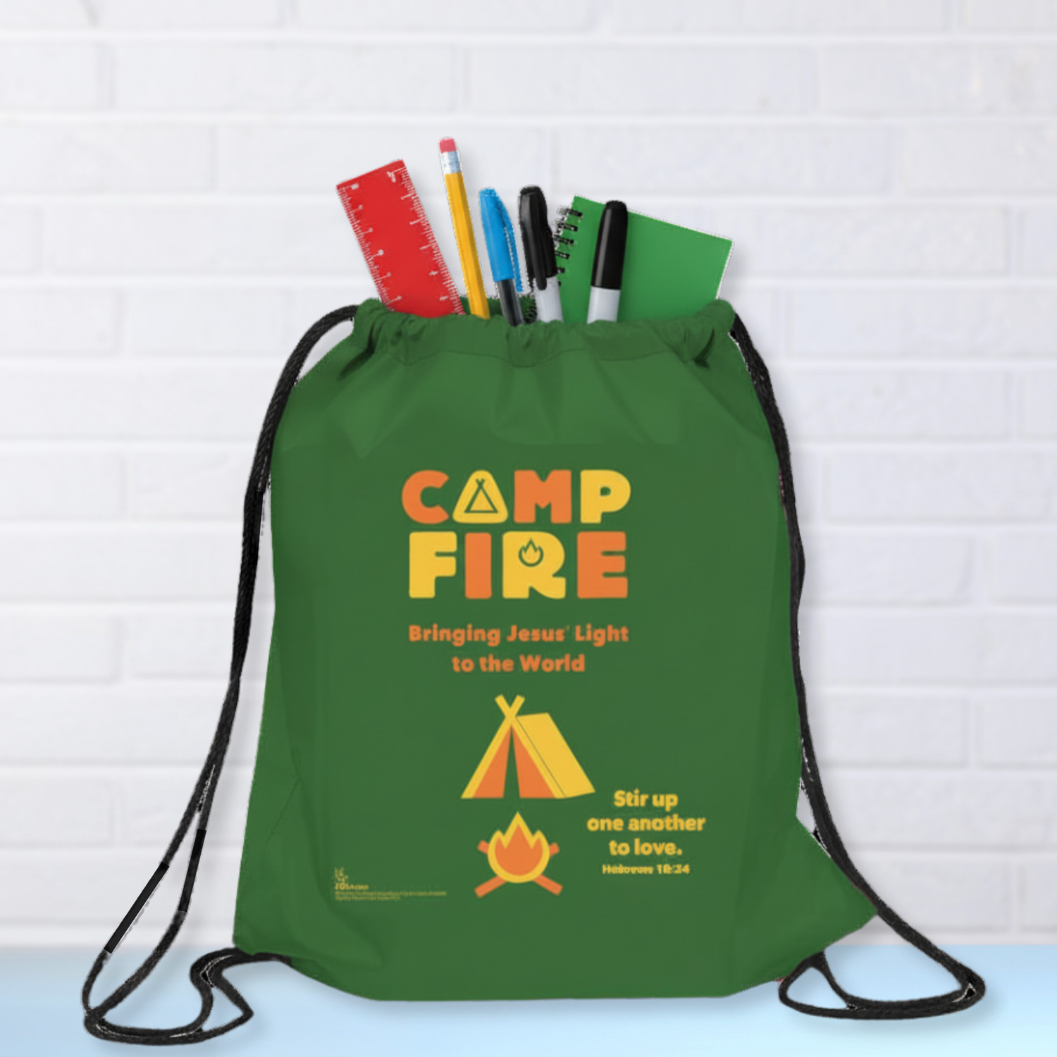 Drawstring Bag - Campfire