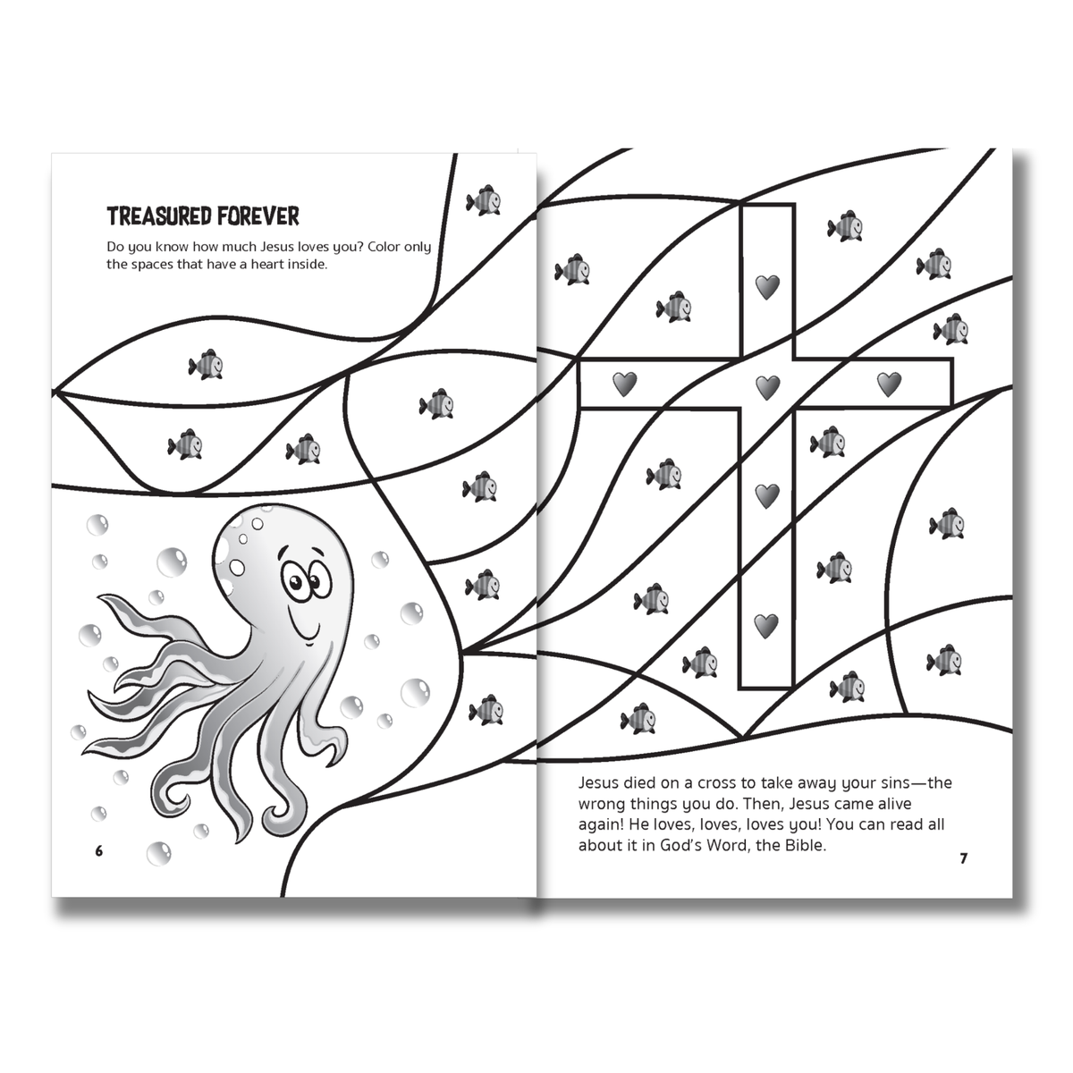 Gospel Fun for Little Ones Activity Booklet for Preschoolers - Dive into God's Word