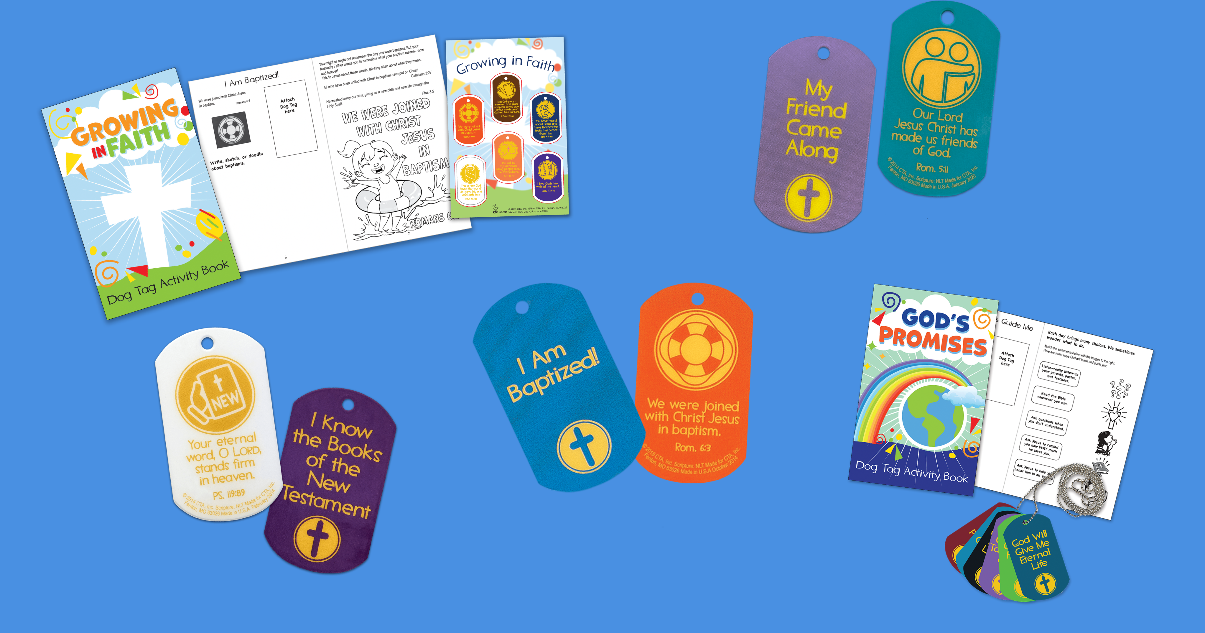 Christian Kids Ministry Truth Tags for Faith Encouragement