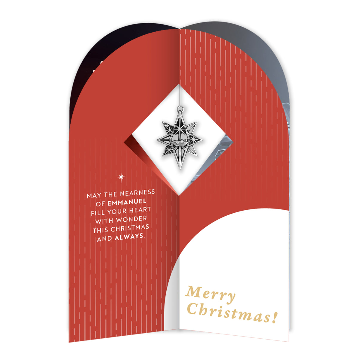 Dimensional Greeting Card - O Come Emmanuel