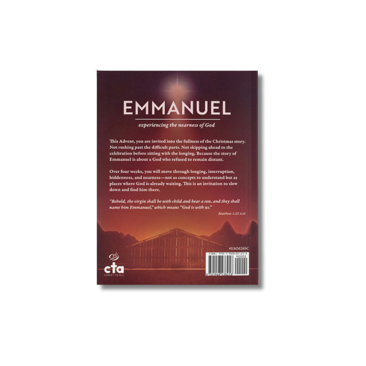 96-Page Book - Emmanuel, A Devotional Journey Through Advent