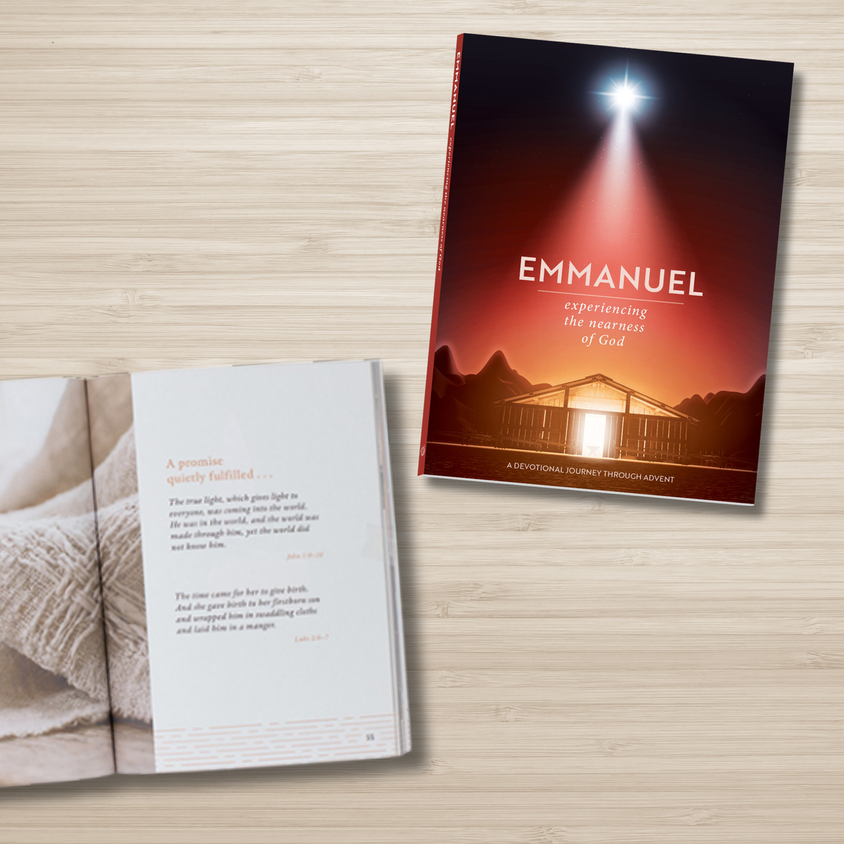 96-Page Book - Emmanuel, A Devotional Journey Through Advent