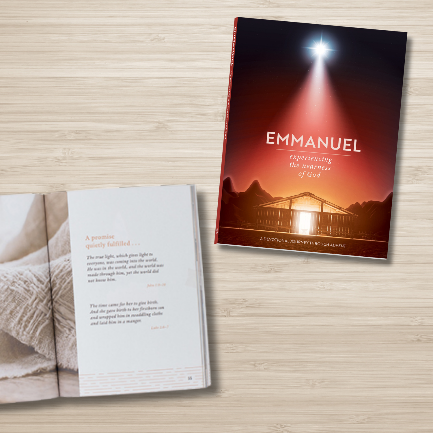 96-Page Book - Emmanuel, A Devotional Journey Through Advent