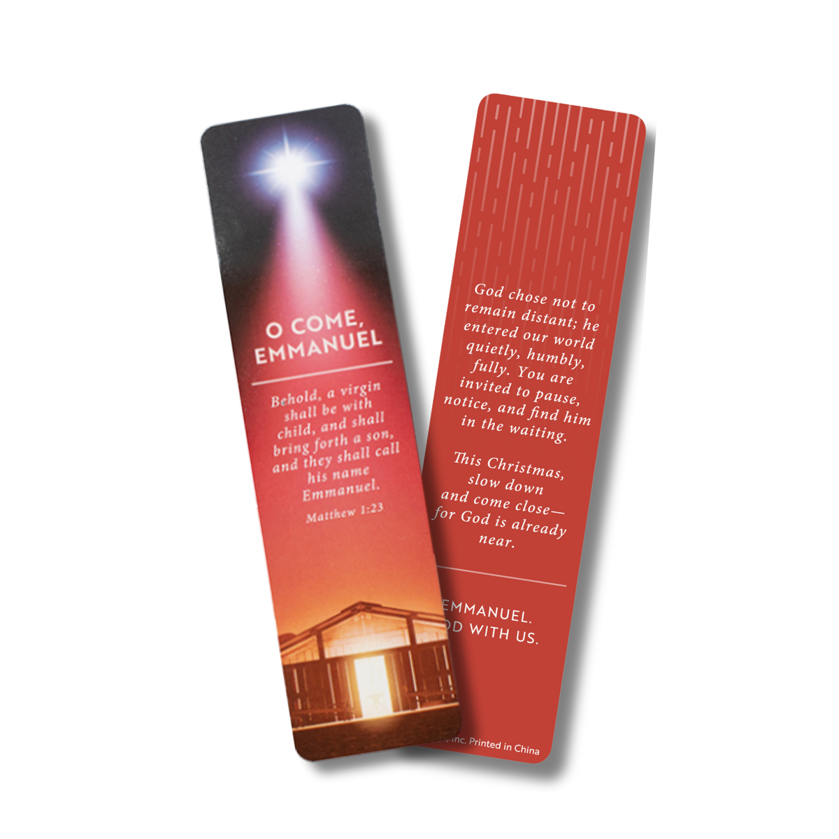 WRAPPED & READY® Bookmark & Pen Gift Set - KJV - O Come Emmanuel