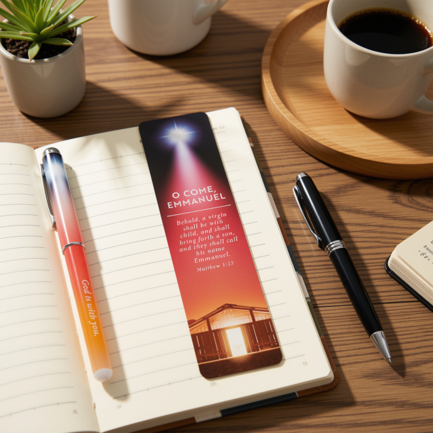 WRAPPED & READY® Bookmark & Pen Gift Set - O Come Emmanuel