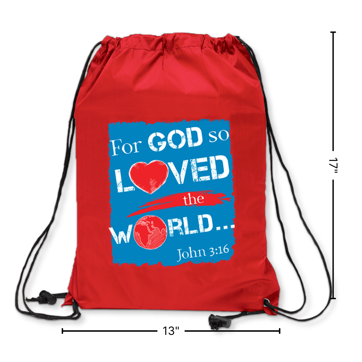 Drawstring Bag - KJV - John 3:16