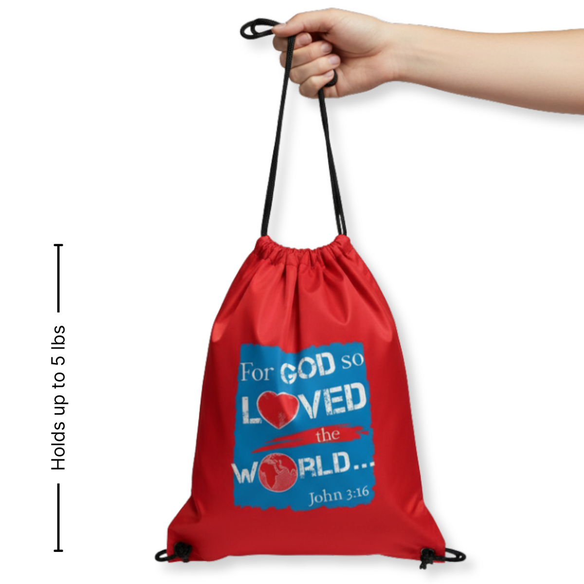 Drawstring Bag - KJV - John 3:16