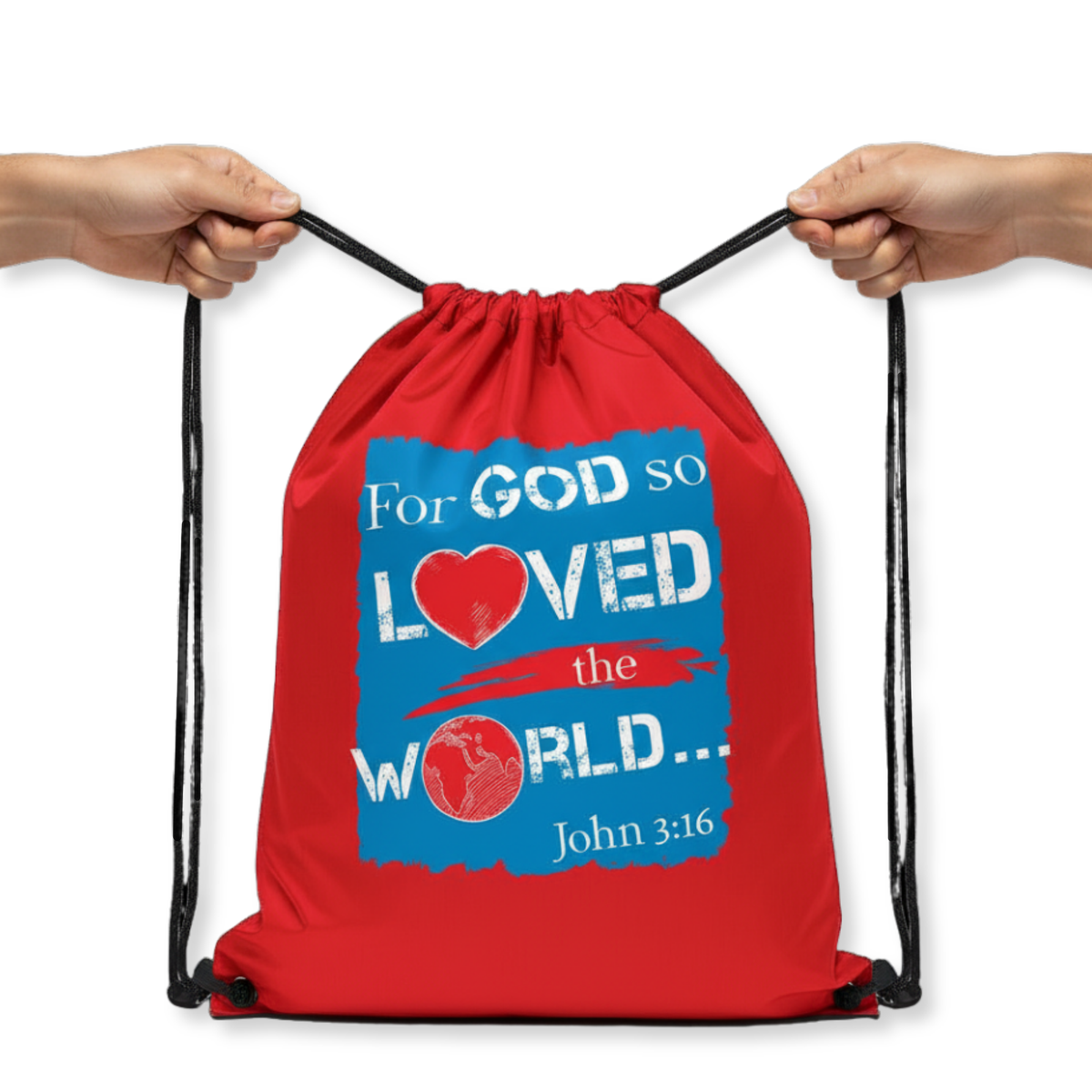 Drawstring Bag - KJV - John 3:16