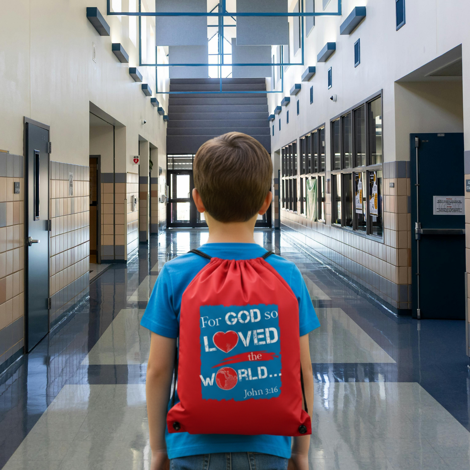 Drawstring Bag - John 3:16