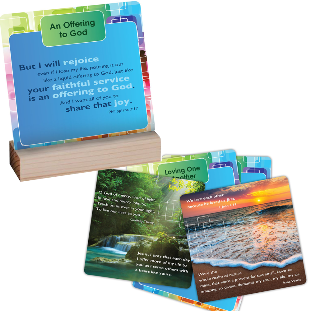 Exclamation of Thanks Reflection Cards for Christians