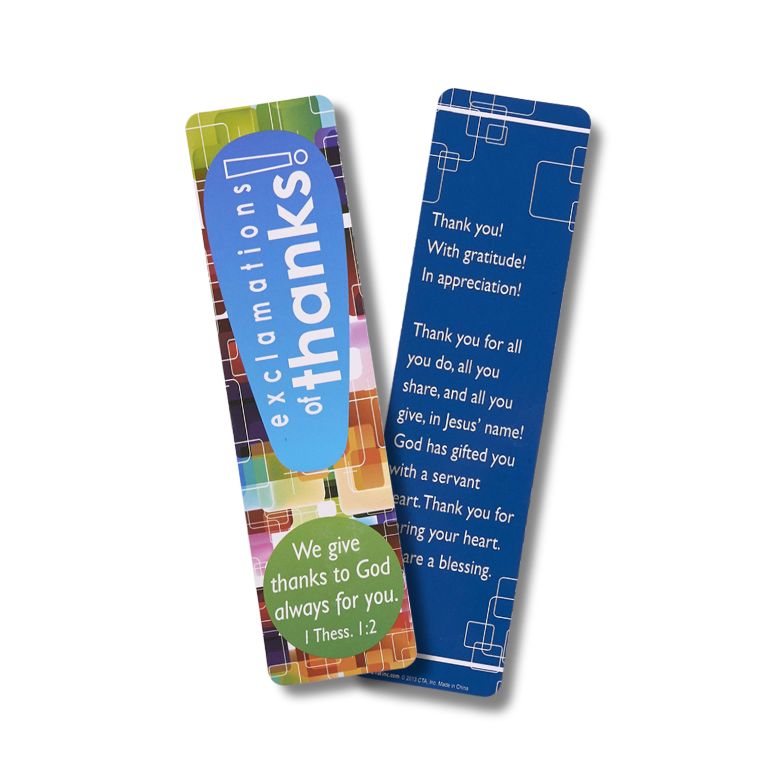 WRAPPED & READY® Bookmark & Pen Gift Set - Exclamations of Thanks