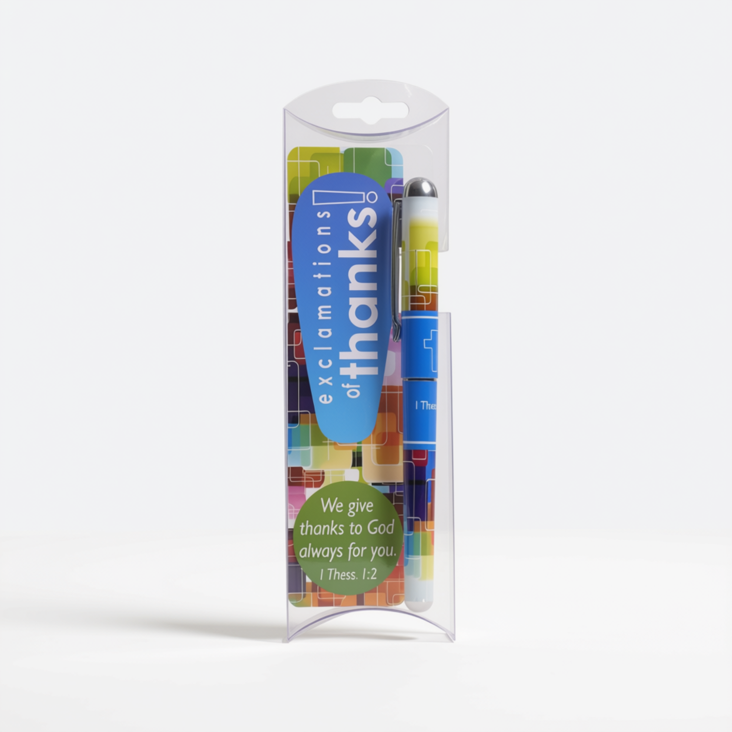 WRAPPED & READY® Bookmark & Pen Gift Set - Exclamations of Thanks