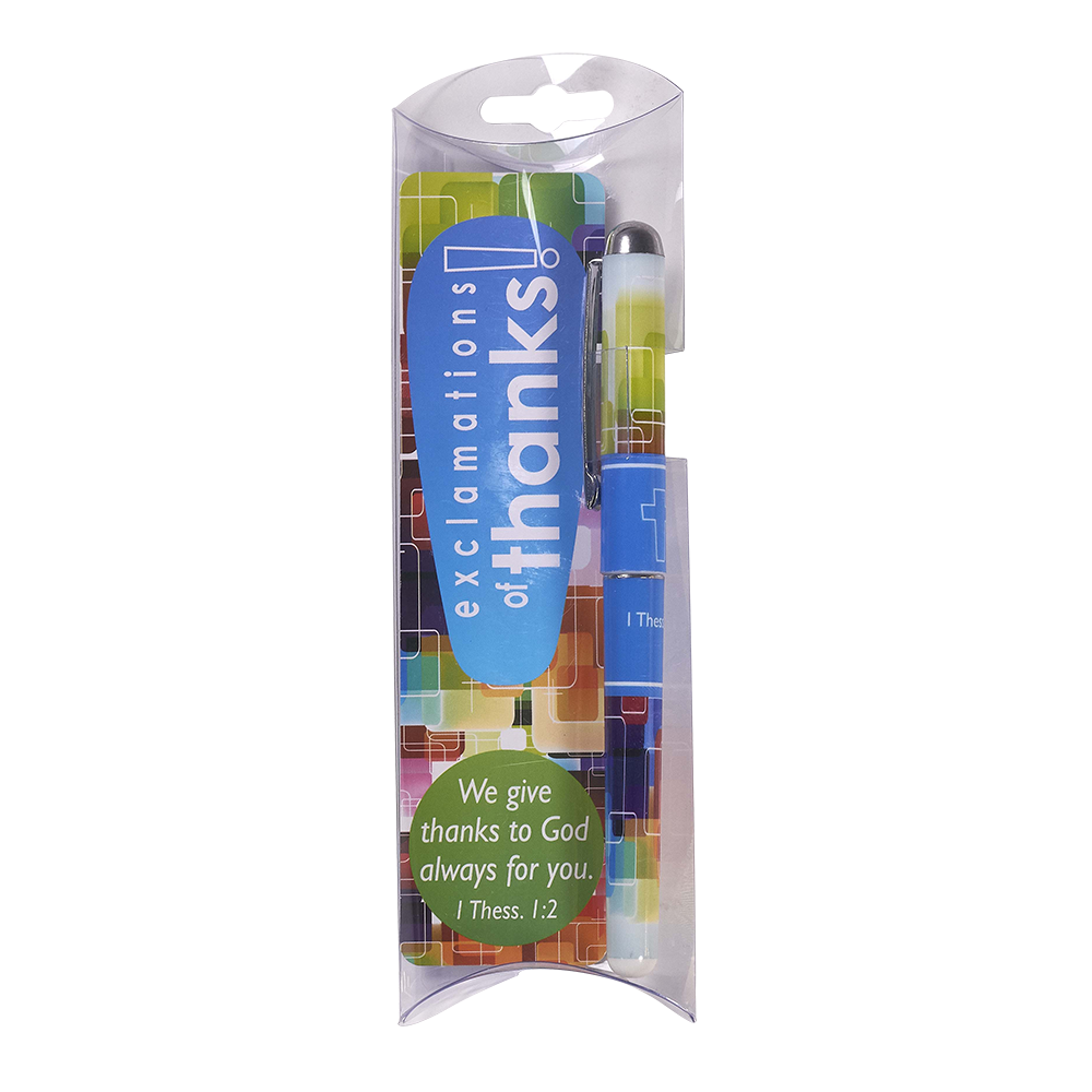 Pen & Bookmark Gift Set - Exclamations of Thanks