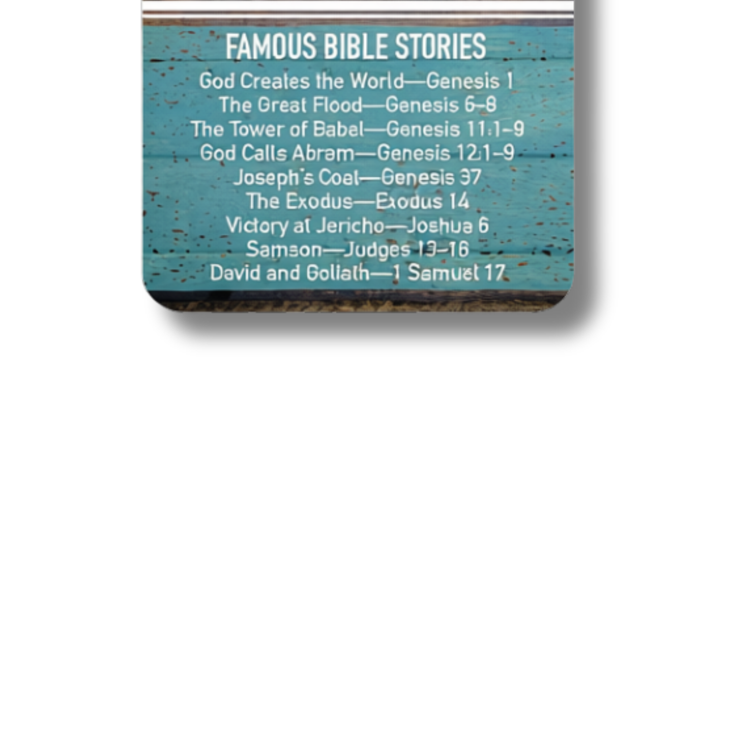 3" x 7" XL Scripture Reference Card - Famous Passages of the Bible
