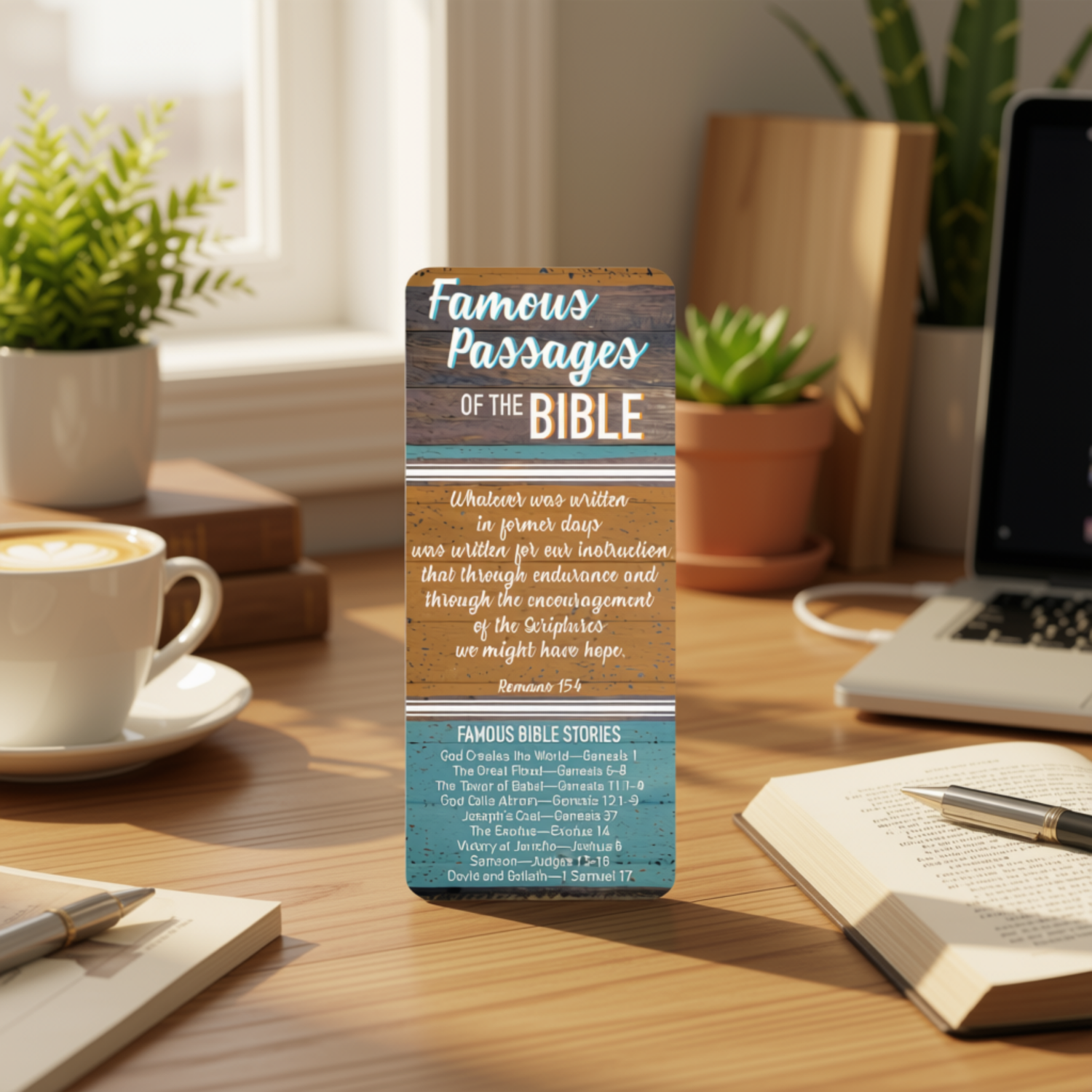 3" x 7" XL Scripture Reference Card - Famous Passages of the Bible