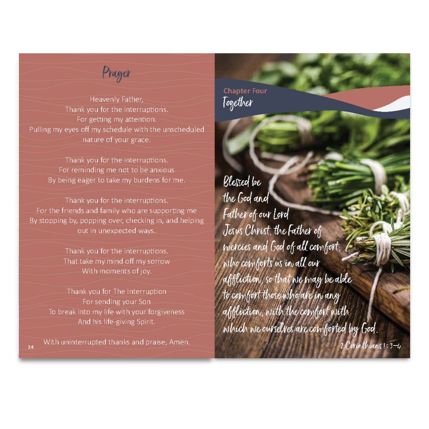 64-Page Full-Color Book: Facing Cancer with Hope, Leaning on Jesus