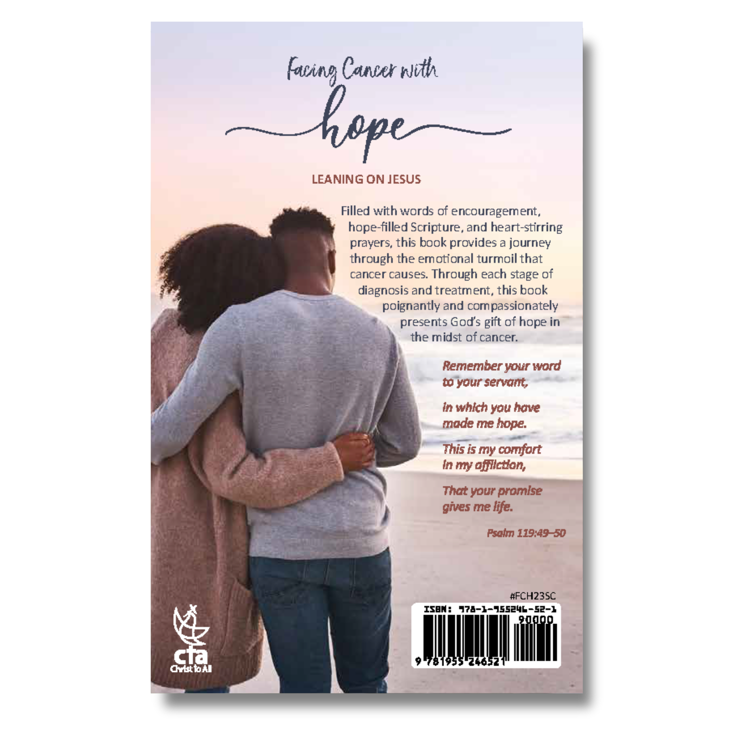 64-Page Full-Color Book: Facing Cancer with Hope, Leaning on Jesus