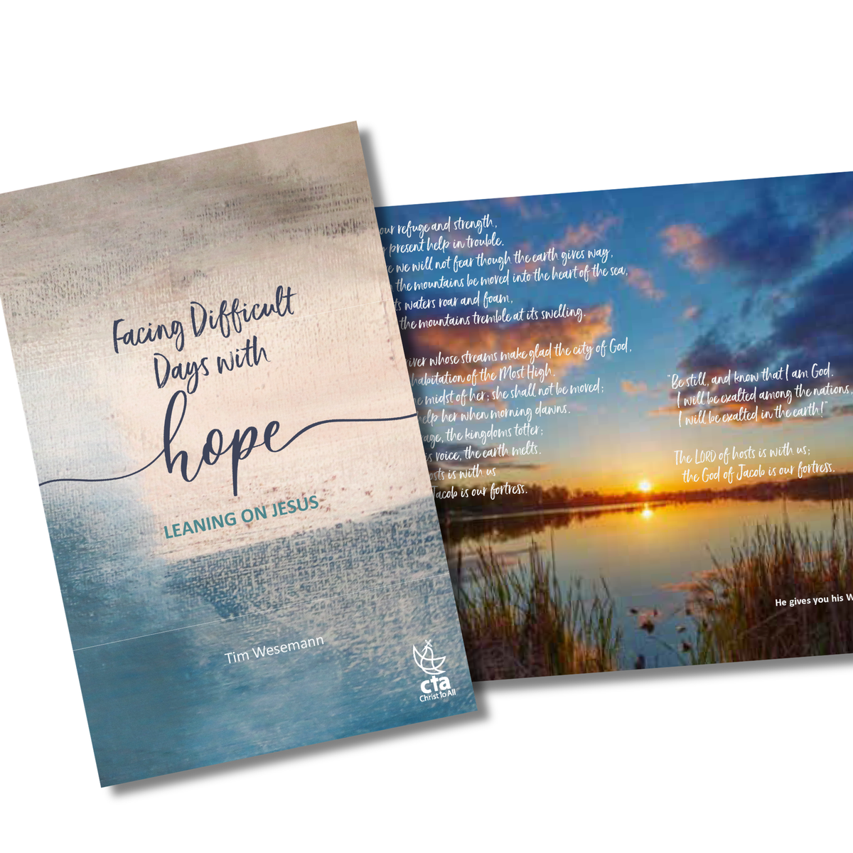 64-Page Full-Color Book: Facing Difficult Days with Hope, Leaning on Jesus