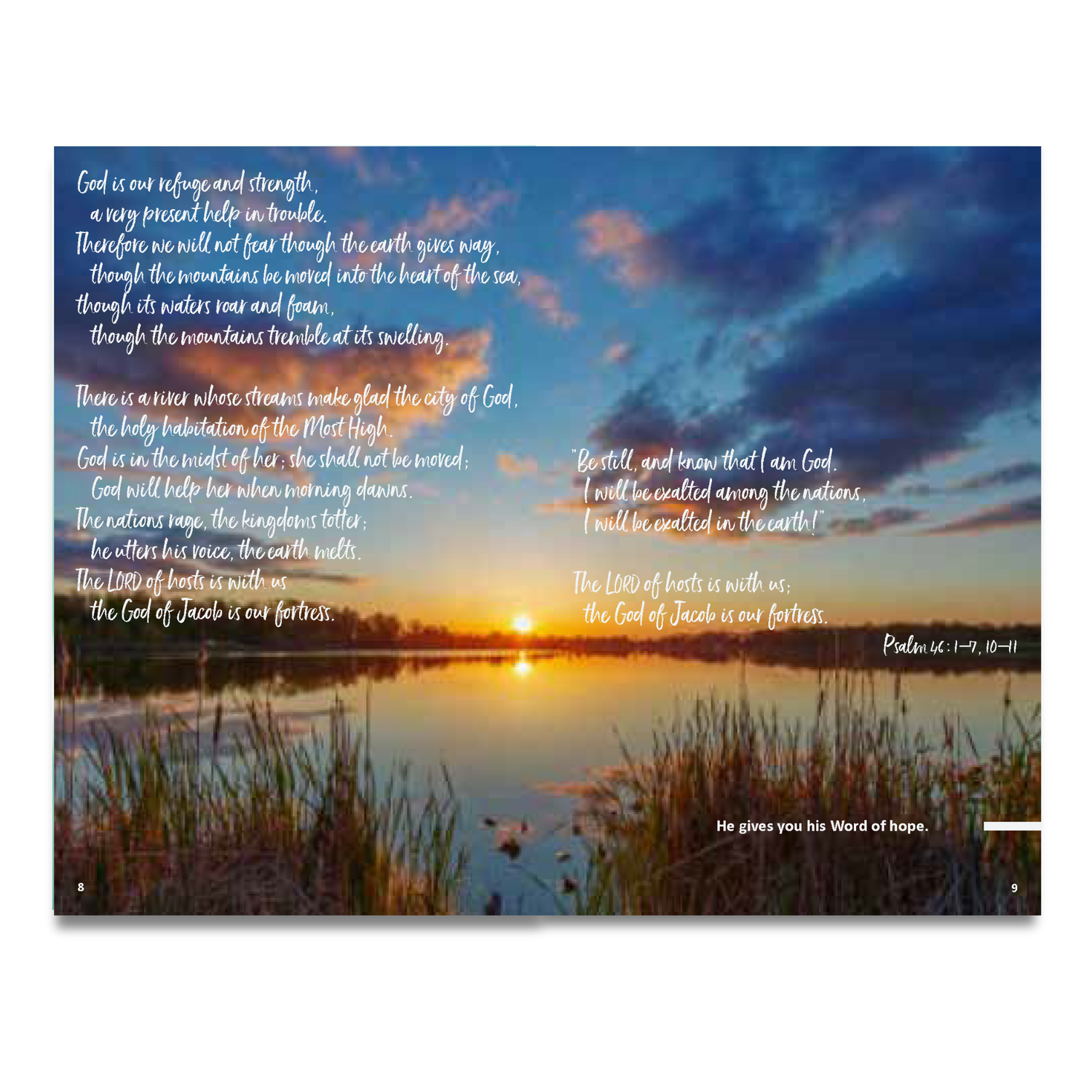 64-Page Full-Color Book:  Facing Difficult Days with Hope, Leaning on Jesus