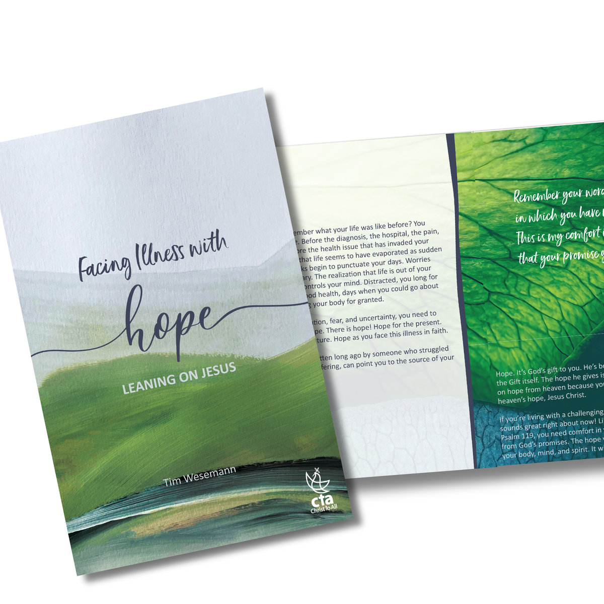 64-Page Full-Color Book: Facing Illness with Hope, Leaning on Jesus