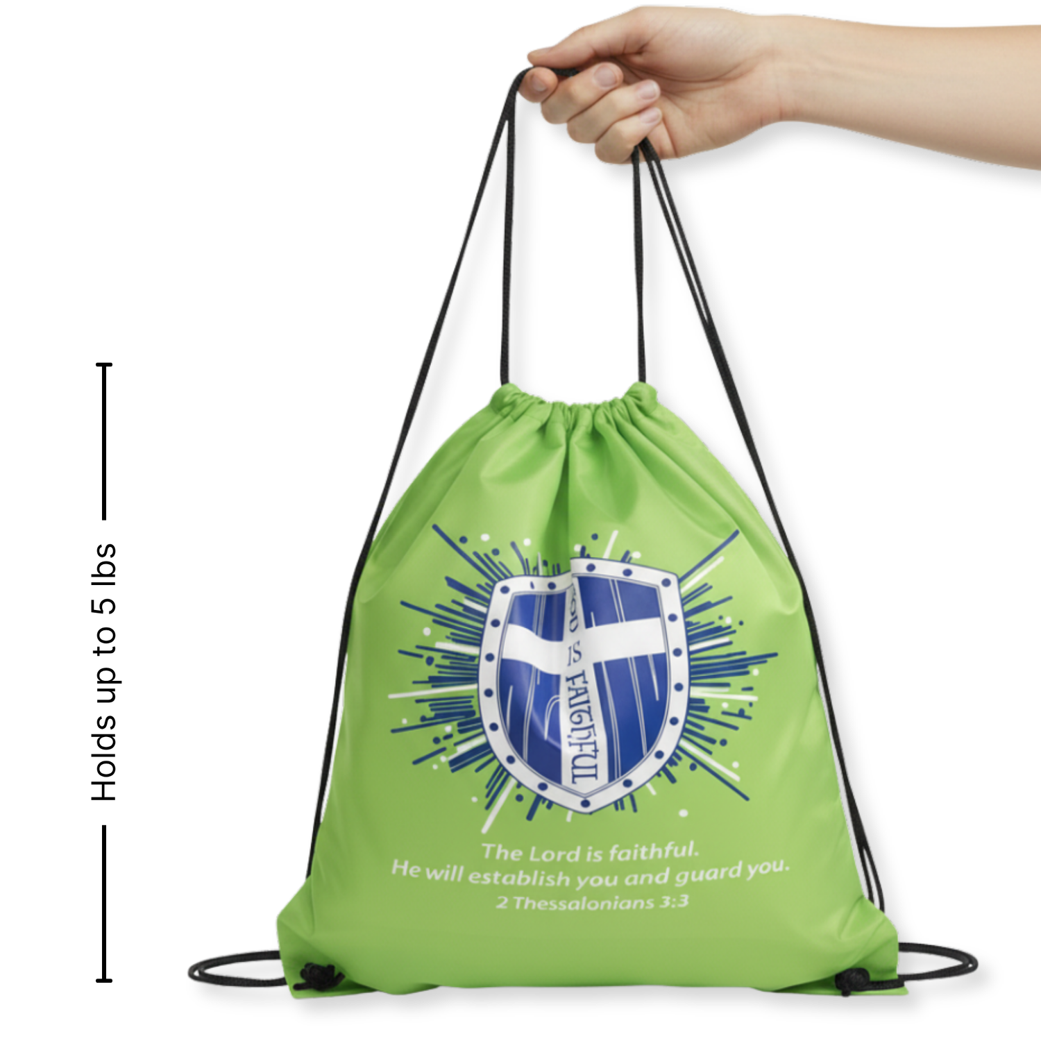 Drawstring Bag - God Is Faithful