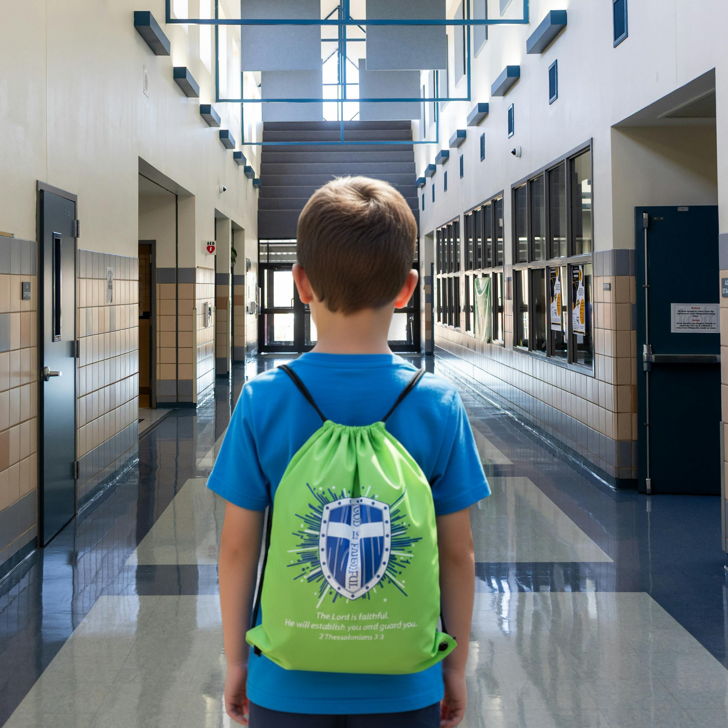 Drawstring Bag - God Is Faithful