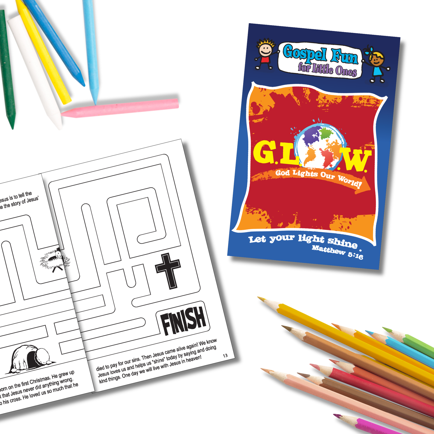 Gospel Fun for Little Ones - G.L.O.W. God Lights Our World