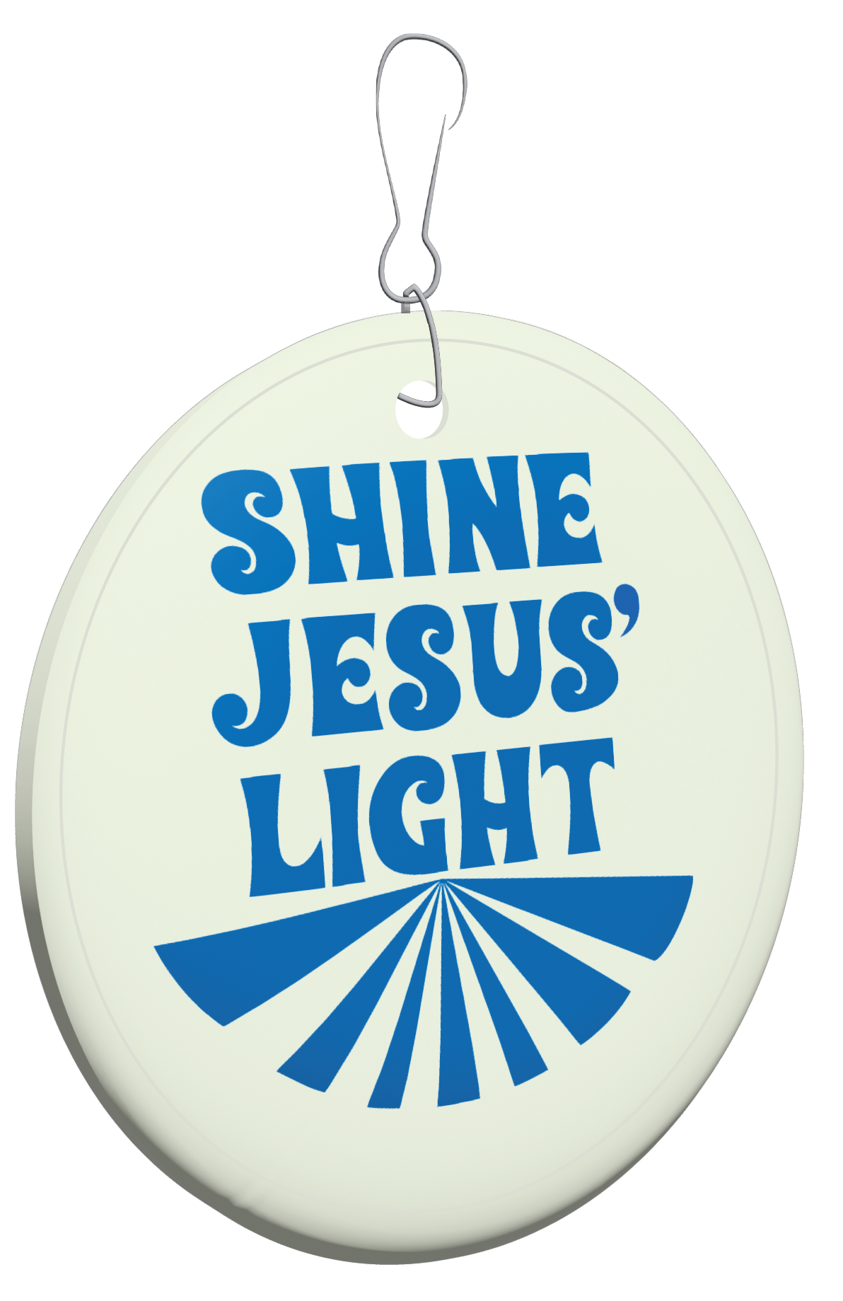 Glow in the dark backpack tag