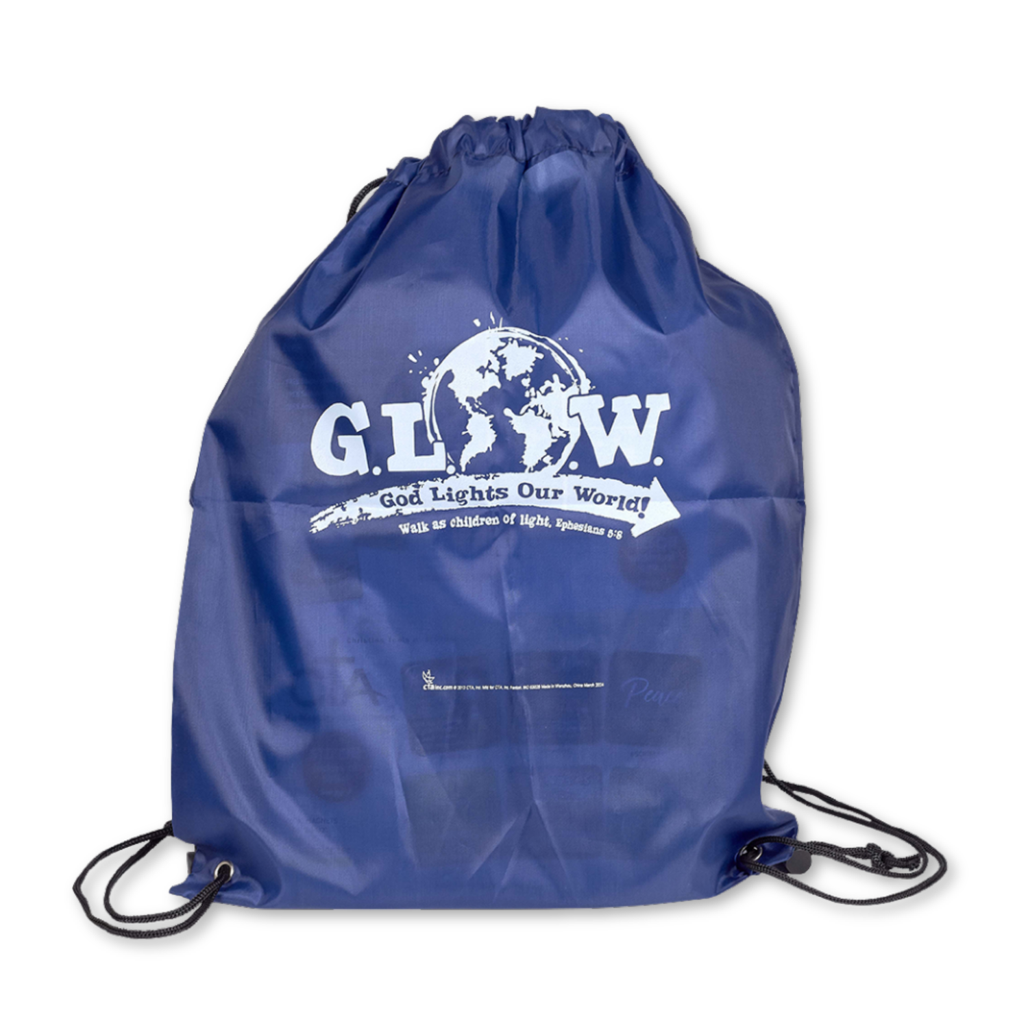 Drawstring Bag - G.L.O.W. God Lights Our World