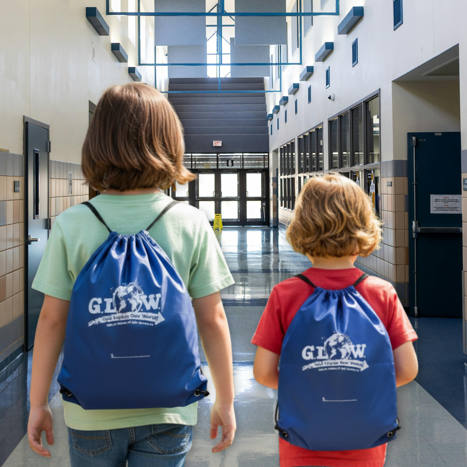 Drawstring Bag - G.L.O.W. God Lights Our World