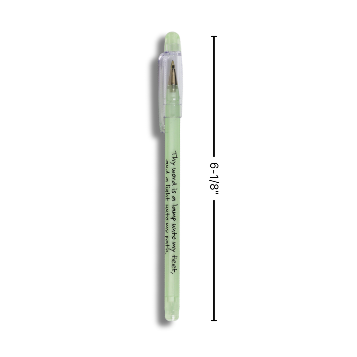 Glow-in-the-Dark Ink Pen - KJV - Psalm 119:105