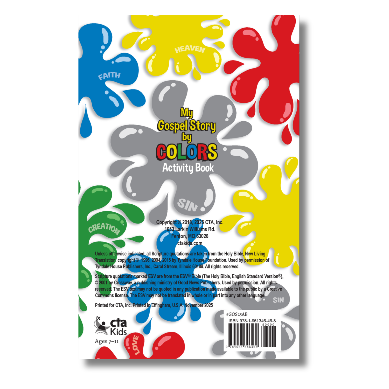 16-Page Activity Booklet - Gospel Story by Colors