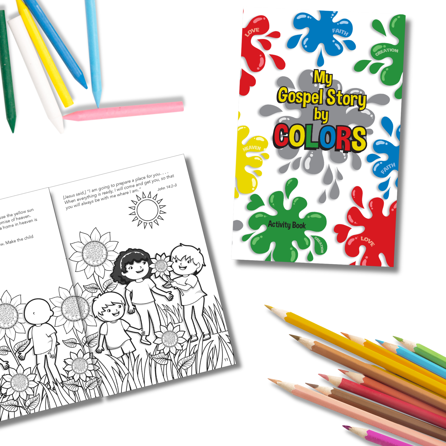 16-Page Activity Booklet - Gospel Story by Colors