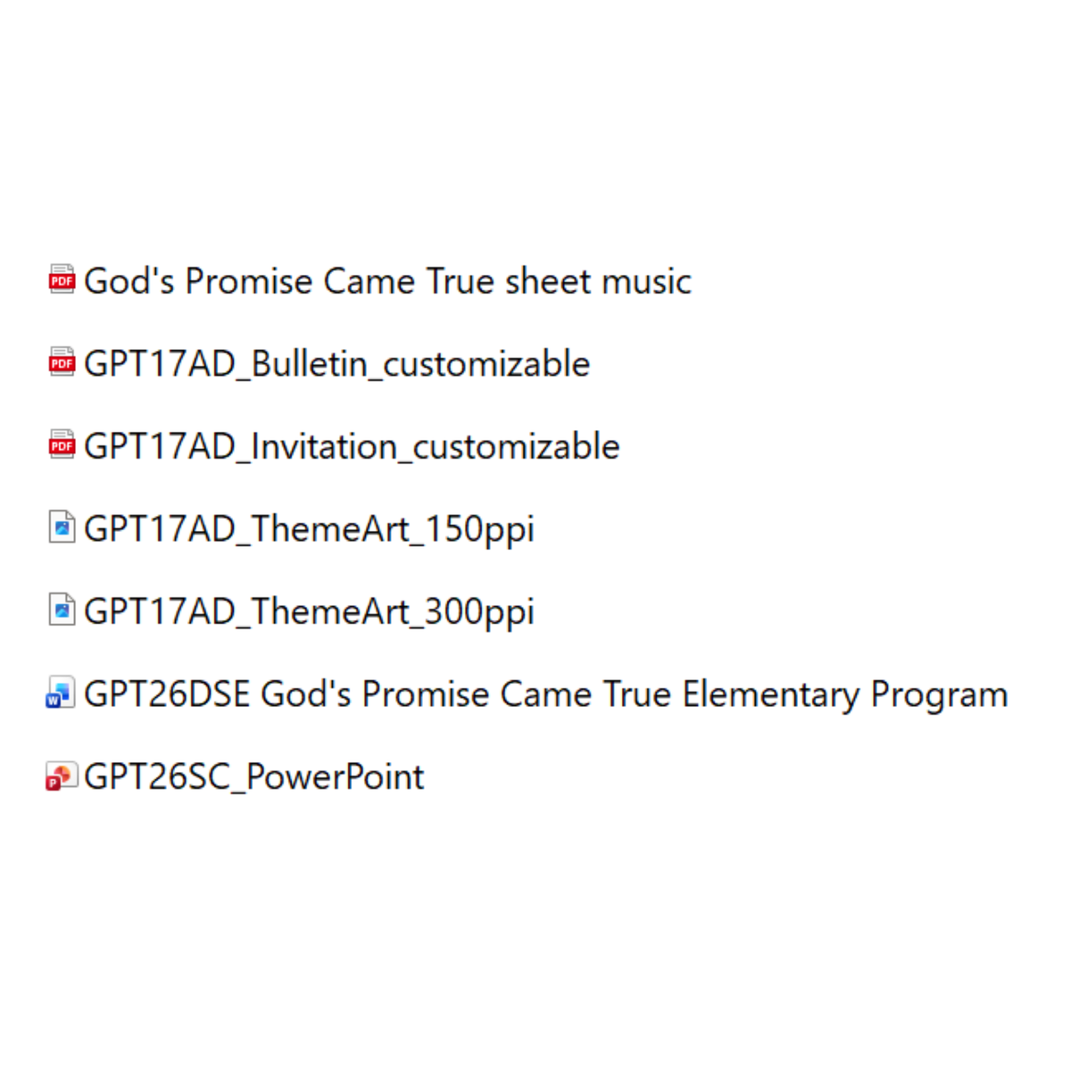 FREE DIGITAL DOWNLOAD Elementary Christmas Program Package - God's Promise Came True