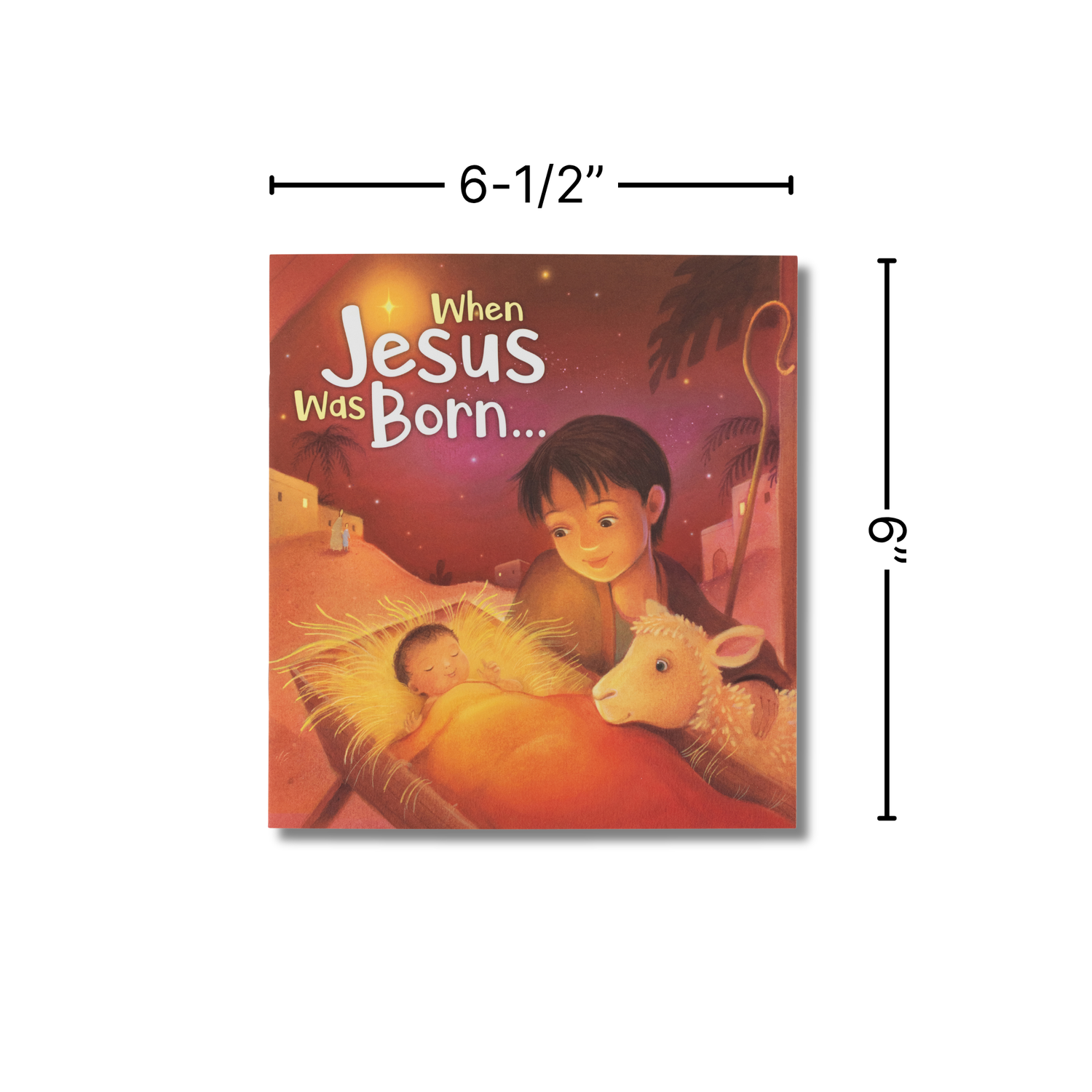 16-Page Children's Softcover Story Book for Preschoolers - KJV - When Jesus Was Born