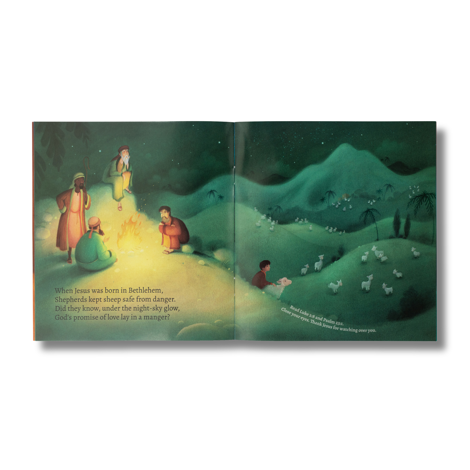 16-Page Children's Softcover Story Book for Preschoolers - KJV - When Jesus Was Born