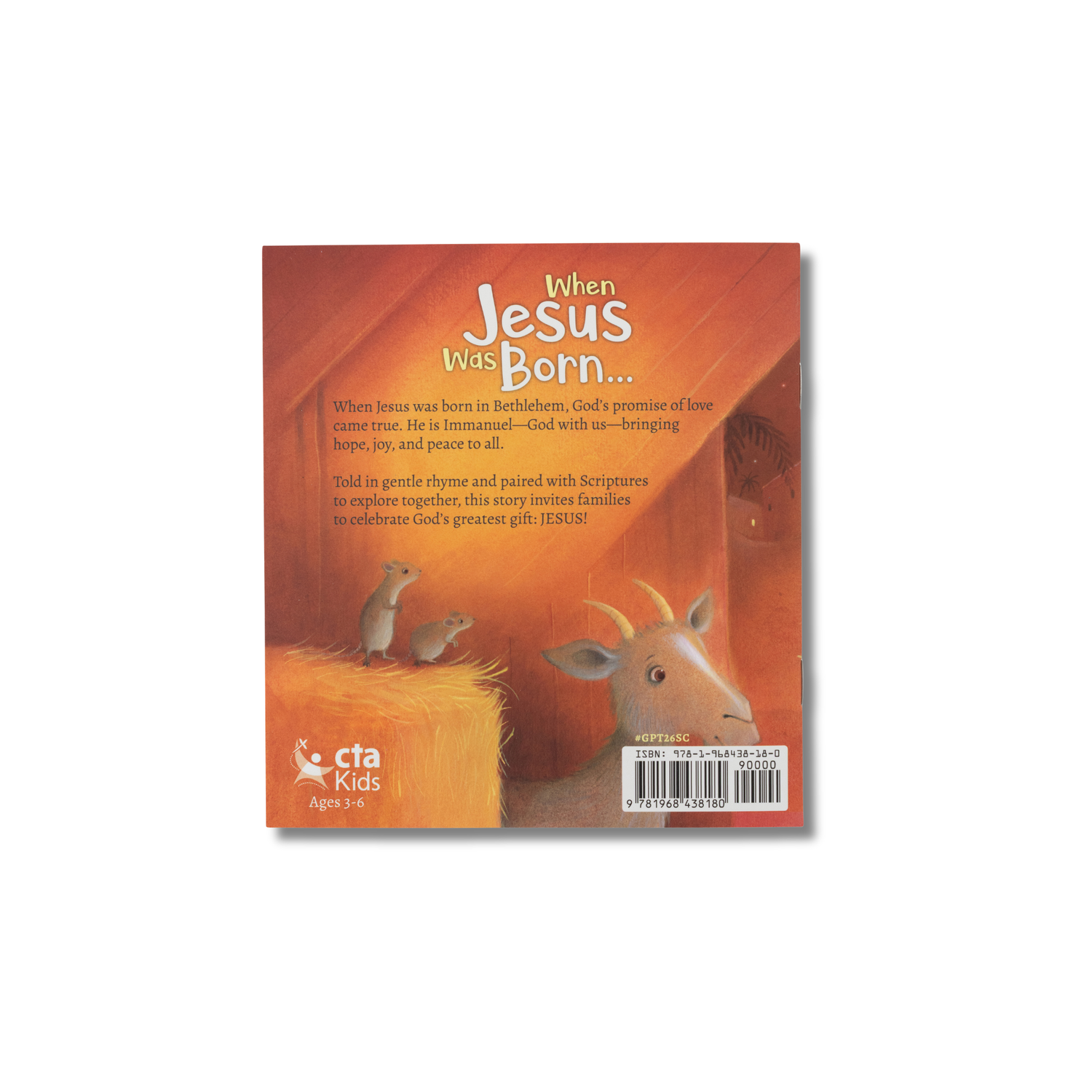 16-Page Children's Softcover Story Book for Preschoolers - KJV - When Jesus Was Born
