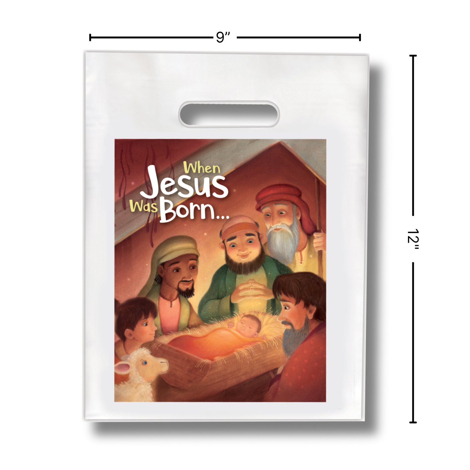 9" x 12" Goodie Bag (12 Pack) - KJV - When Jesus Was Born