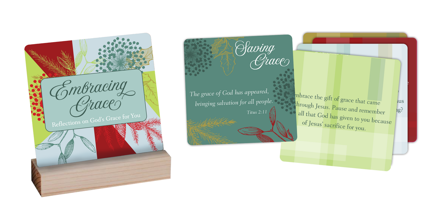 Inspirational reflection cards from the Embracing the Gift of God's Grace product line from CTA, Inc